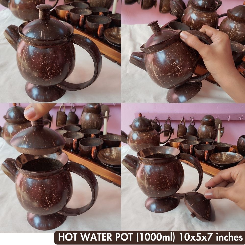 Coconut Shell Kettles / Jugs