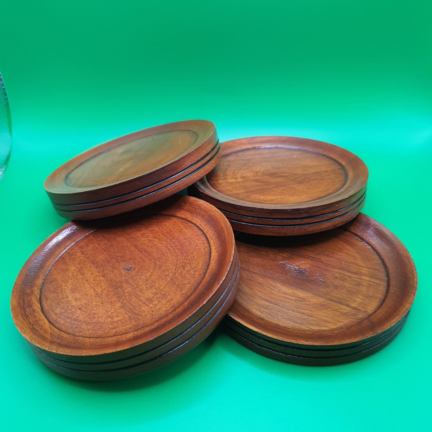 Mahogany Coasters  - Handcrafted from Wood