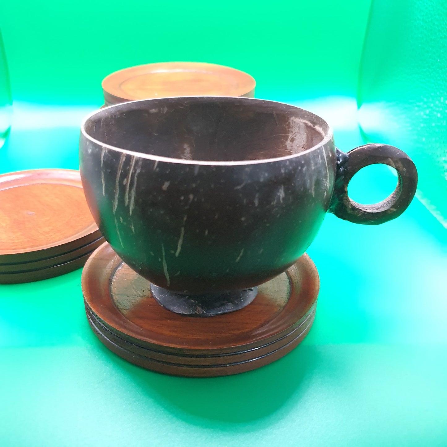 Mahogany Coasters  - Handcrafted from Wood