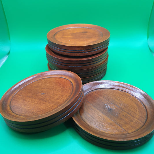 Mahogany Coasters  - Handcrafted from Wood